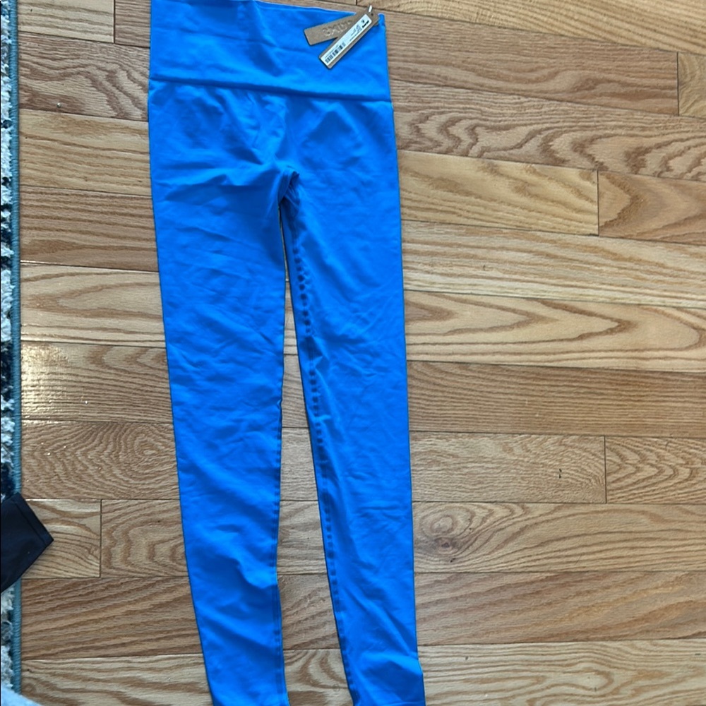 Skims Azul blue soft seamless leggings